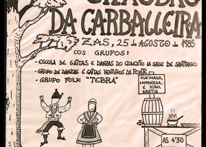 Cartel Festa Carballeira 1985