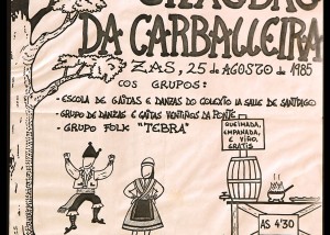Cartel Festa Carballeira 1985