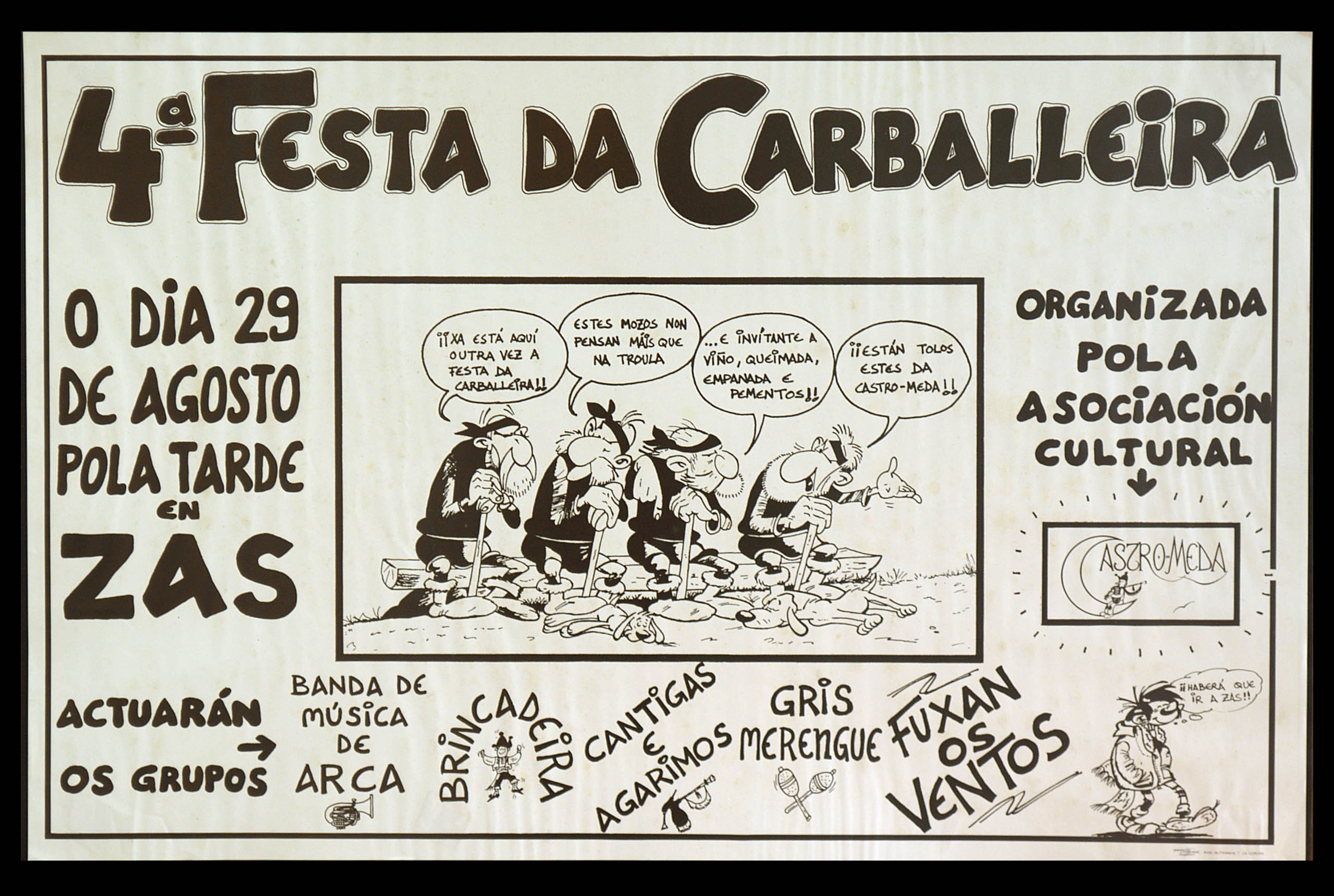 Cartel Festa Carballeira 1987