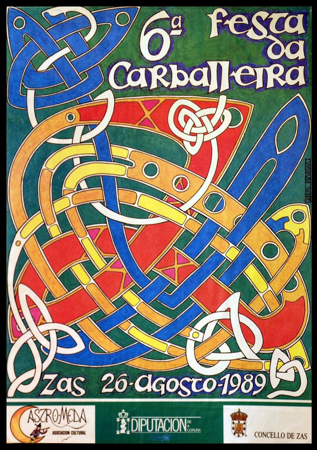Cartel Festa Carballeira 1989