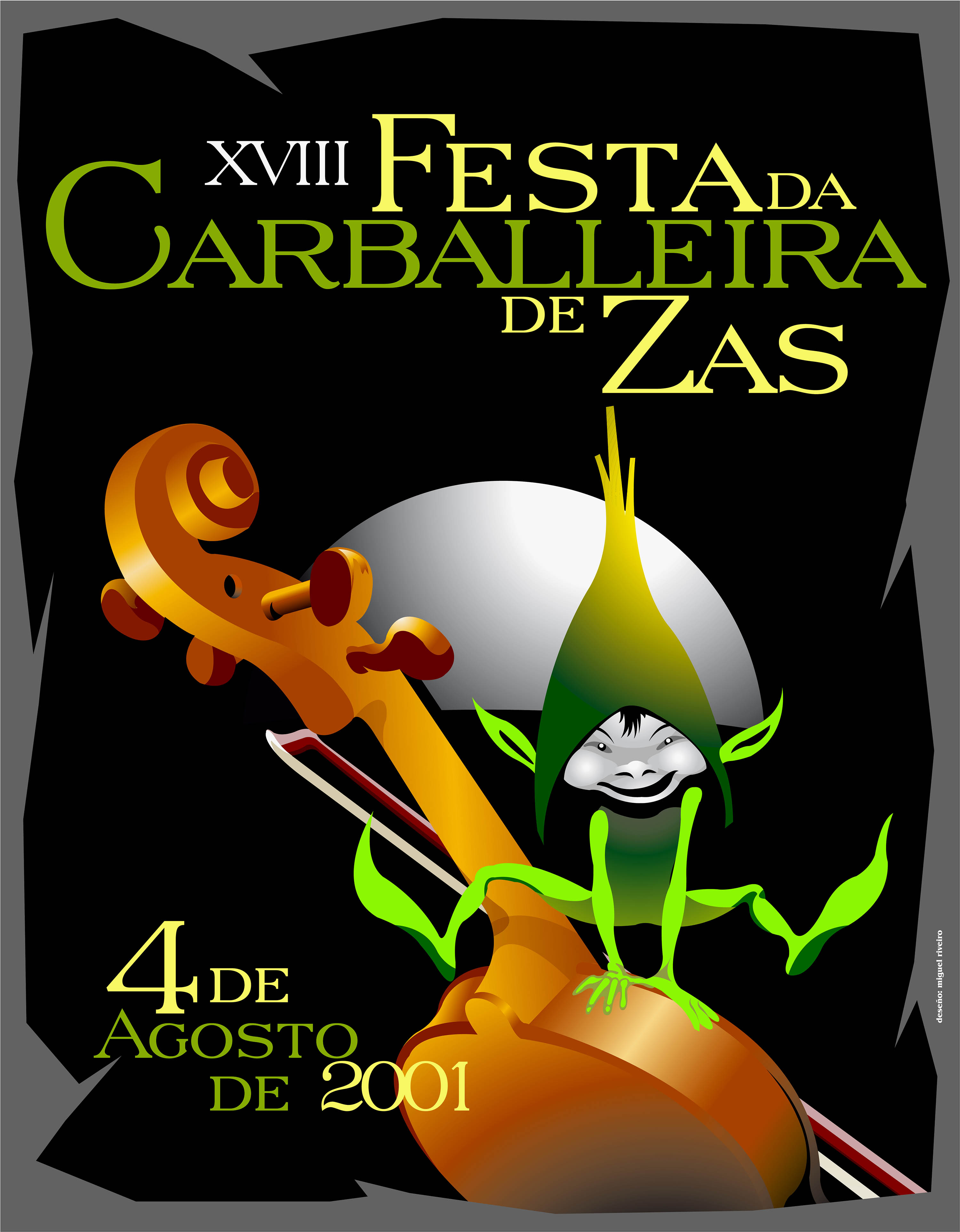 Cartel Festa Carballeira 2001