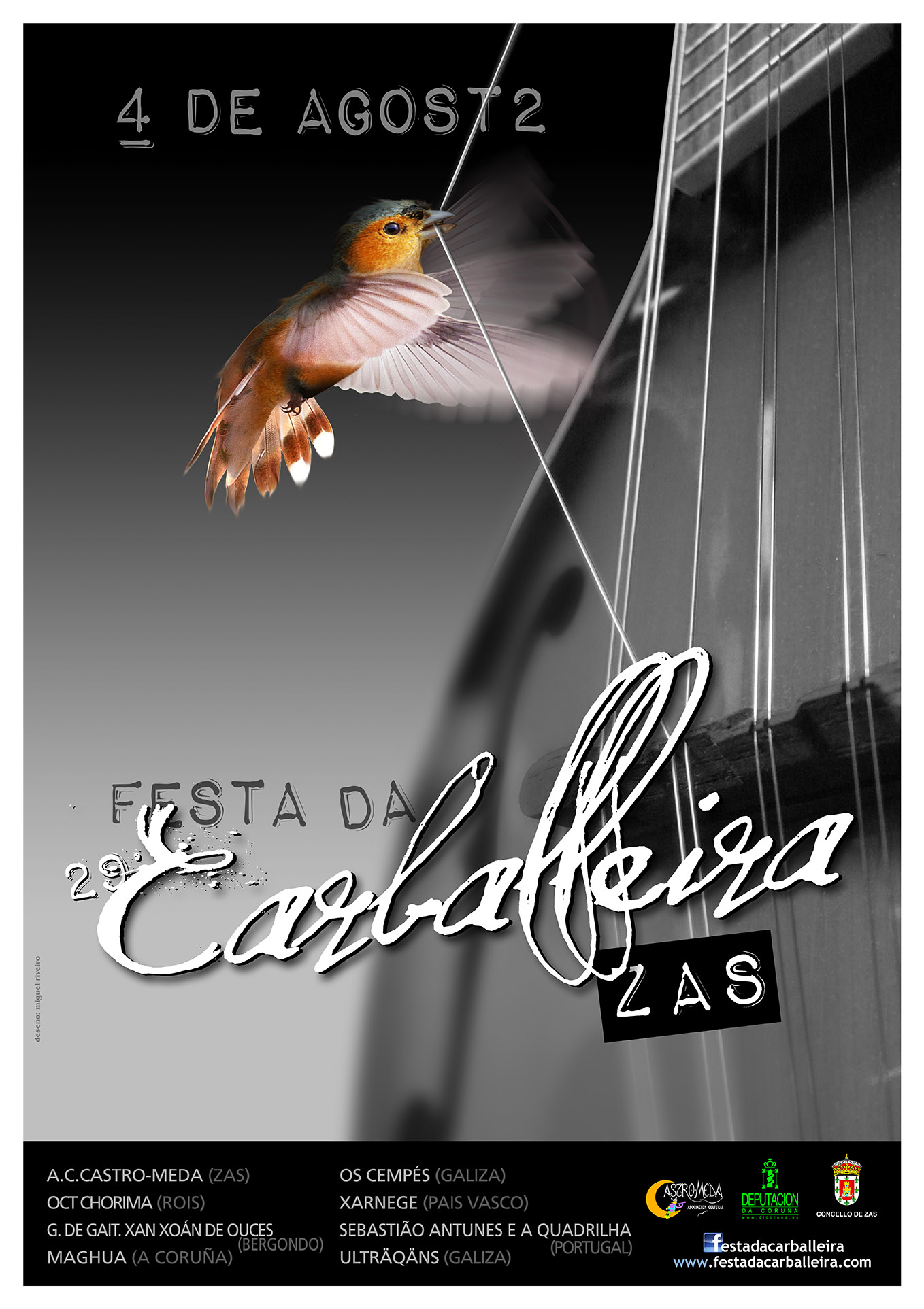 Cartel Festa Carballeira 2012