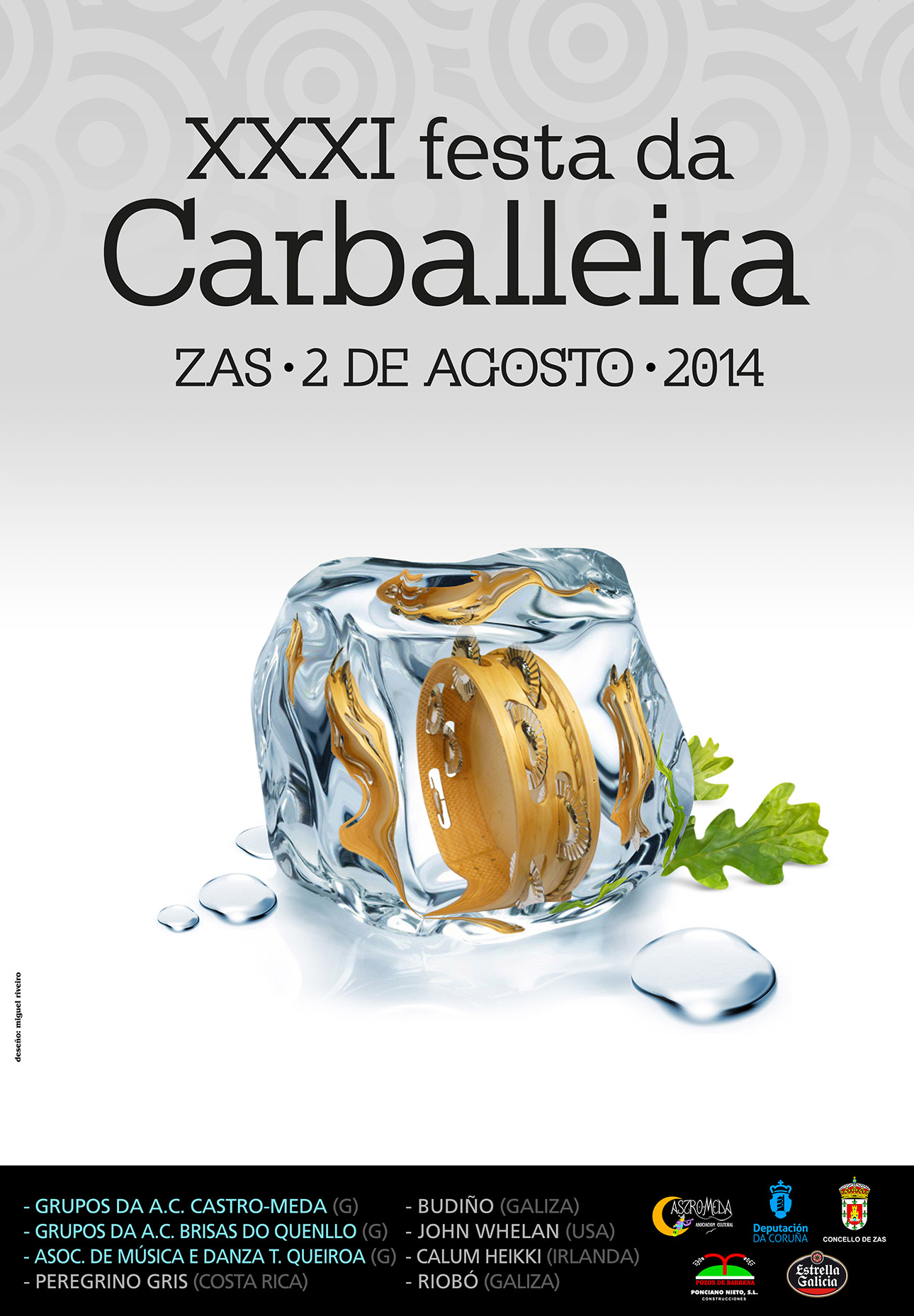 Cartel Festa Carballeira 2014