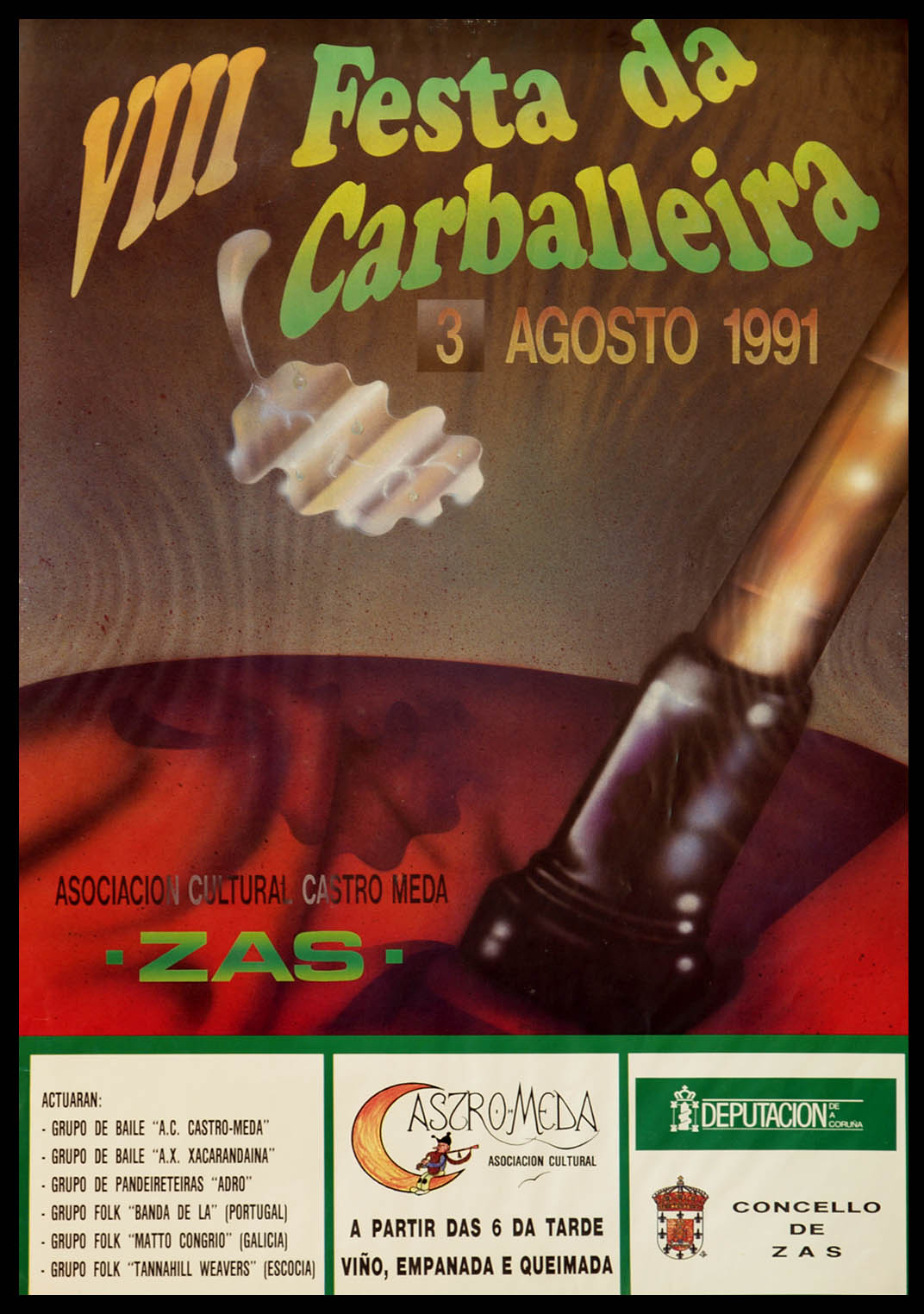Cartel Festa Carballeira 1991